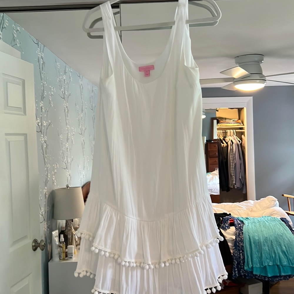 Lilly Pulitzer white sundress